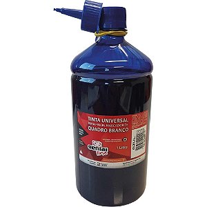 Tinta Marcador Quadro Branco Reabastecedor GE-1000ML Azul