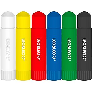 Tinta Guache Bastao 6 Cores Estojo