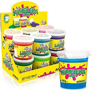 Slime Kimeleka Cores Sortidas 180G CX.C/12