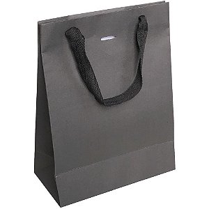 Sacola para Presente Lisa Preta Mônaco P 14X19X8CM PCT.C/10