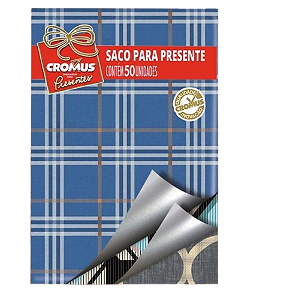 Saco Metalizado 45X60CM Masculino MIX Sortidos PCT.C/25