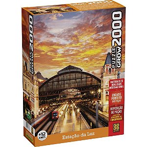 QUEBRA-CABECA Cartonado Estacao da LUZ 2000PECAS