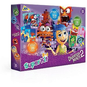 QUEBRA-CABECA Cartonado Divertidamente 3EM1 DOMINO/JG