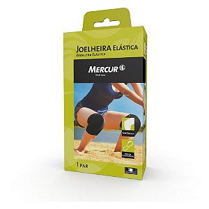 Produto Ergonomico Joelheira Elastica M Preta PAR