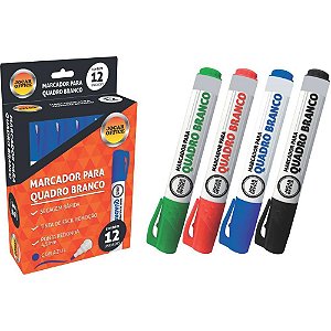 Pincel Quadro Branco Jocar Vermelho CX.C/12