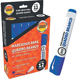 Pincel Quadro Branco Jocar Azul CX.C/12