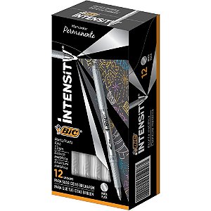 Pincel Marcador Permanente Marking Metalico 1.1MM Prata CX.C/12