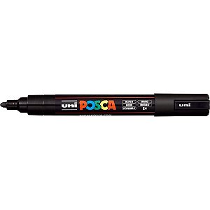 Pincel Marcador Artesanato Posca PC-5M 2.5MM Preta CX.C/06