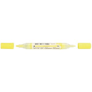 Pincel Marcador Artesanato Multimark S/P Amarelo Neon C/6 Estojo