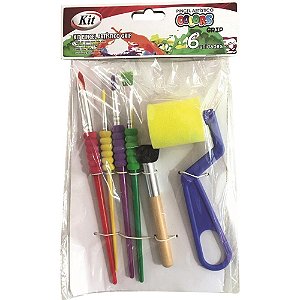 Pincel Artesanal KIT Pincel Artistico GRIP C/6P KIT
