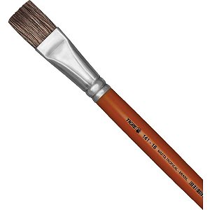 Pincel Artesanal Chato 141 N.16 Marta Tropical Duzia