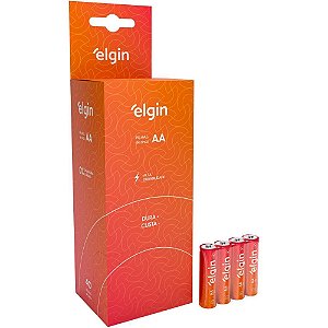 Pilha Zinco Pequena AA RO6 Tubo C/40