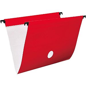 Pasta Suspensa Delloplus Haste PLAST Vermelha PCT.C/06