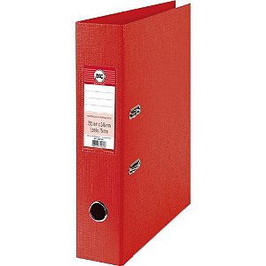 Pasta Registradora Oficio Larga Vermelha Premium
