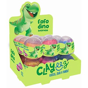 Massa para Modelar Criativa OVO Surpresa Fofodino 12G (S) DP.C/18