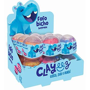 Massa para Modelar Criativa OVO Surpresa Fofobicho 12G (S) DP.C/18