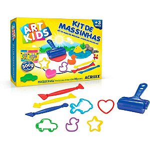 Massa para Modelar Criativa ART KIDS 3 300G.C/MOLDES