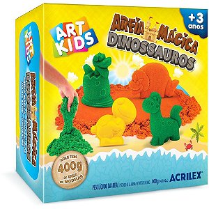 Massa Areia Dinos 400G KIT