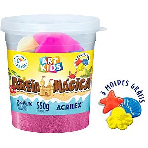 Massa Areia Areia Magica Maravilha 550G/MO Pote