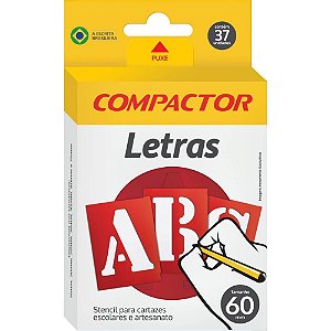 Letra Vazada Letras e Algarismos 60MM CX.C/05