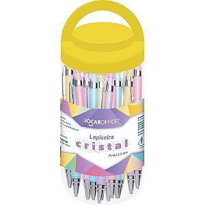 Lapiseira 2.0MM Cristal C/APONTADOR 4CORES POTE-24