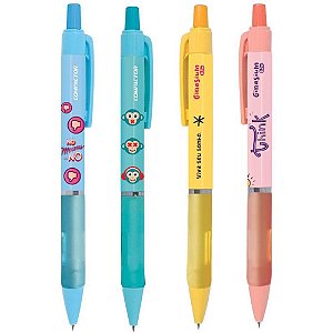 Lapiseira 0.7MM Ginasium Pastel 4CORES Sortida DP.C/24