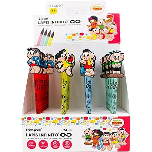 Lapis Preto Redondo T. da Monica Infinito 4 Cores DP.C/24