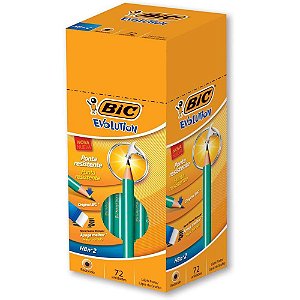 Lapis Preto Redondo Evolution 2HB S/BORRACHA CX.C/72