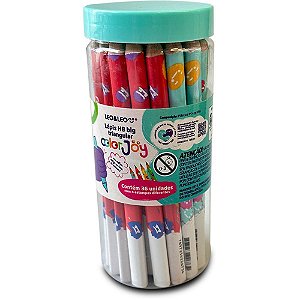 Lapis Preto Redondo Decorado Color JOY HB BIG Triangular(s) POTE-36