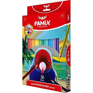 Lapis de COR Sextavado 36 Cores PCT.C/04 (7898662250719)