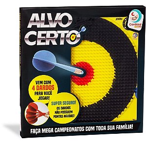 Lancador ALVO Certo C/4 Dardos