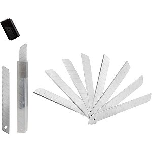 Lamina para Estiletes Estreita 9MM. C/10UN PCT.C/10