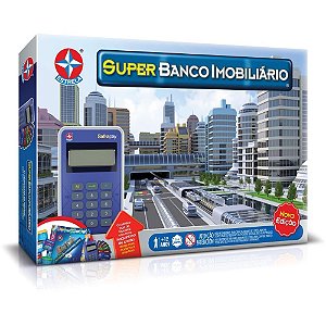 Jogo de Tabuleiro Banco Imobiliario Super