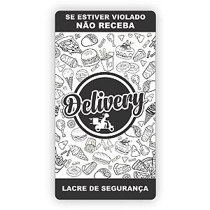 Etiqueta Adesiva Delivery Lacre SEGURANC75X40MM RL.C/1000