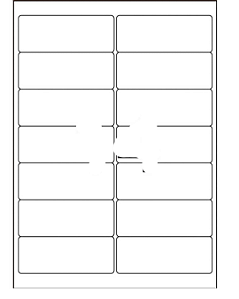 Etiqueta A4 A4363 100 FLS 38,1 X 99,0 MM CX.C/1400