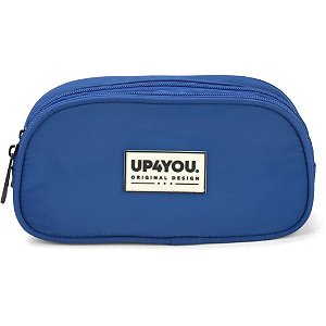 Estojo Duplo Tecido UP4YOU Azul