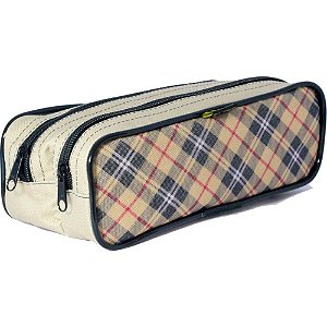 Estojo Duplo Lona Janga Colors Sortido PCT.C/06