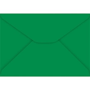 Envelope Carta Colorido 114X162MM Verde Escuro 85G CX.C/100