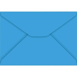 Envelope Carta Colorido 114X162MM Azul Royal 80G CX.C/100