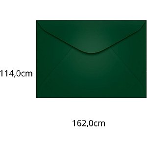 Envelope Carta Colorido 114X162 Vd.escuro Brasil 80G PCT.C/100