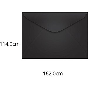 Envelope Carta Colorido 114X162 Preto LOS Angeles 80G PCT.C/100