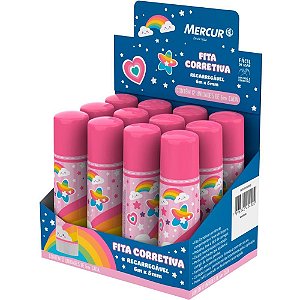 Corretivo em Fita Recarreg. 5MMX6M Cores Magicas CX.C/12