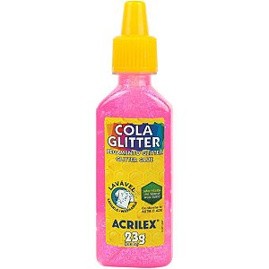 Cola com Glitter Tubo 23G. PINK Duzia