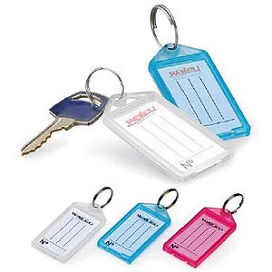 Chaveiro C/50 + 50 Etiquetas Cores SORT CX.C/50