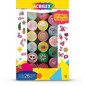 Carimbo Pedagogico Decorativo Sortido CX.C/26