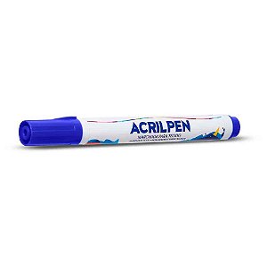 Caneta para Tecido Azul Turquesa Acrilpen CX.C/12