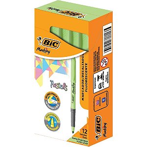 Caneta Marca Texto Marking Verde Pastel CX.C/12