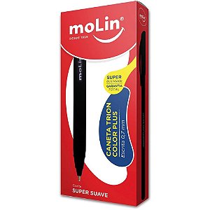 Caneta Esferografica Trion Preta CX.C/12