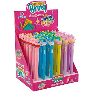 Caneta Esferografica com LUZ Unicornio DP.C/20