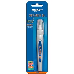 Caneta Corretiva 8ML Branca P.tmetalica Blister CX.C/12